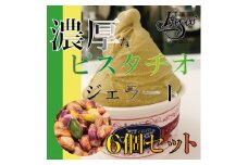 イタリアブロンテ産ピスタチオジェラート　6個セット【1288864】