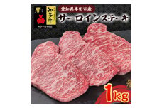 愛知県半田市　知多牛サーロインステーキ1kg【1542922】