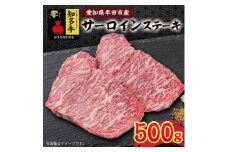 愛知県半田市　知多牛サーロインステーキ500g【1542923】