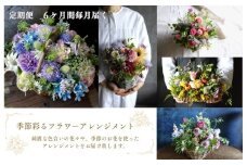 ~定期便~季節彩るフラワーアレンジメント