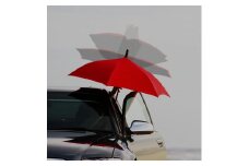 逆に開く傘　ＧＡＸ　UMBRELLA　Ｇ－１Ｓ 　色：赤×グレー