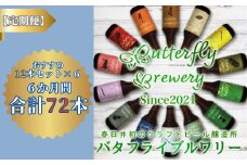楽器シリーズのクラフトビールが毎月１回12本半年間届きます。（計６回）