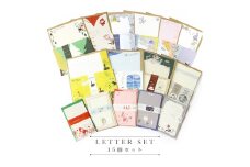 Shinzi Katoh アソートレターセット15個セット｜カワイイ かわいい 可愛い 雑貨 文具 文具セット レターセット ミニレターセット バレエ 童話 文学 猫 モチーフ デザイン