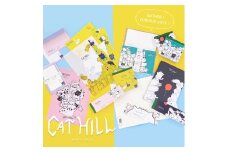 個性的なネコたちが大集合！Shinzi Katoh Cat Hillステーショナリーコンプリートセット