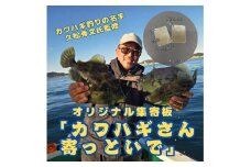 カワハギ集寄板　「カワハギさん寄っといで」2枚入り5セット