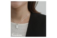 【Unomismo】琺瑯アクセサリー「BN1(ネックレス20)」　ブラック