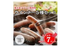 「とよかわみー豚」オリジナル&コラボウインナー5種セット(とよかわ大葉・岩下の新生姜・ガーリック等)【1261255】