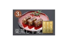 栗蒸し羊羹3本入り【1261810】