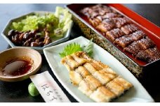 三河一色産 鰻3種バラエティーセット (蒲焼、白焼、肝焼) うなぎ処はちすか　H026-029