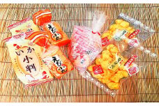 昔なつかしい　えびせんべいセット レトロ えび いか 海老 せんべい 煎餅 昭和 懐かしい 子ども 大人 老若男女 詰め合わせ おやつ お菓子 H085-005
