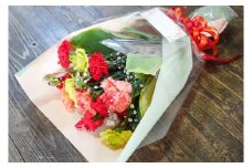 〈予約受付〉 【2026年 母の日】ビタミンカラーのカーネーション花束（サイズ中） ギフト 生花 プレゼント H092-054