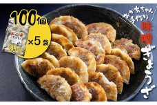 居酒屋のおかあちゃん手作り ひと口味噌ぎょうざ　100個(20個×5袋)　H136-033