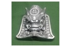 伝統工芸士の鬼師が作る守護鬼瓦シリーズ 守護鬼面(知恩院 隅鬼型)　H064-025