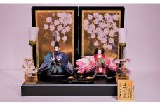 【完全受注生産】平安天鳳作 ひな人形 辻が花 ＜桜花＞ 雛人形　H067-028