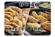 【ボリューム満点】居酒屋のおかあちゃん手作り　“パリパリひと口ぎょうざ”と“もちもち餃子”コラボセット 合計240個　H136-032