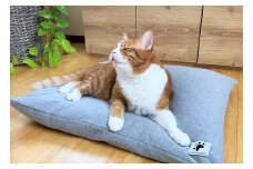 【たっぷり!!リアルダウン使用】大きめ! ペット用　羽毛クッションセット　ペットベッド　犬や猫が大好き!!　H162-031