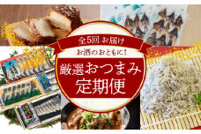 【全5回】お酒のおともに！厳選 おつまみの定期便 H028-083