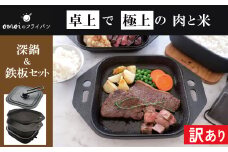 〈カンブリア宮殿で紹介されました！〉【訳あり】おいしい肉と米を食べたい方、必見！【卓上で極上の肉と米】 おもいの深鍋スクエア 電気卓上コンロ  フルセット ２WAY調理器 おもいのフライパン スクエア H051-247