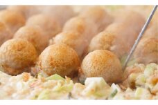 No.087 皓介オリジナル名古屋風醤油たこ焼き「白（昆布味）」50個・CAS冷凍 ／ たこやき オリジナル 5人前 愛知県