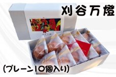 No.437 刈谷万燈（プレーン10個入り） ／ メープル フィナンシェ 焼き菓子 焦がしバター 送料無料 愛知県