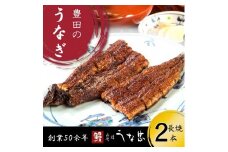 継足しタレ備長炭で一気に焼き、真空しないに行き着いた、国産鰻長焼き２本