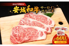 愛知県安城市産　安城和牛　サーロインステーキ 3枚入り【1141444】