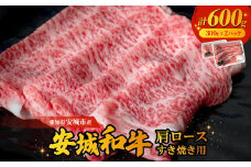 愛知県安城市産　安城和牛　肩ロースすき焼き用　300g×2パック【1141445】