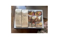 自家焙煎コーヒー豆(スペシャルティブレンド&マンデリン)とパティシエの焼き菓子　詰め合わせ【1264462】