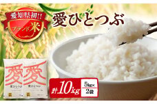 令和6年産 愛知県産 ブランド米 愛ひとつぶ 5kg×2袋　計10kg　パールライス 安城工場精米【1469107】