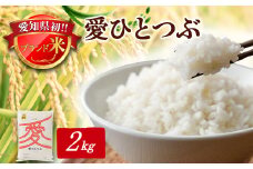令和6年産 愛知県産 ブランド米 愛ひとつぶ 2kg　パールライス 安城工場精米【1469575】