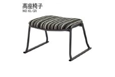 ＜国産＞　高座椅子　タタミ部屋対応ベタ脚　座高さ31センチ　MZ-6L　布張ストライプ【1483417】