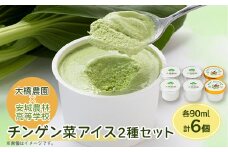 安城市産チンゲン菜アイス4個　はちみつアイス2個　合計6個【1570134】