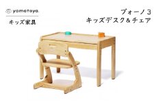 yamatoyaキッズ家具　ブォーノ3　キッズデスク&チェア【1648018】
