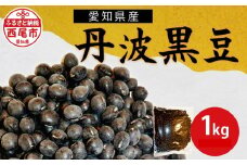 愛知県産＜丹波黒豆＞令和6年産　1kg・K240-9