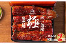 【８月限定！特別提供】三河一色産うなぎ蒲焼大2尾(280g以上)・R004_c1