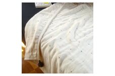 【G0398】ふっくらふくふくの肌触り 大人用ふくふくガーゼケット（BOBO)：配送情報備考　BOBO キナリ(8146)