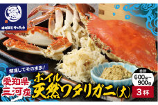 【Ｇ0654】【愛知県三河産】ボイル天然ワタリガニ大　3杯