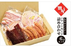 【G0685】もりウインナー　ハム・ソーセージ詰め合わせ　ビーフジャーキー入り 6点セット