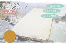 【G0690】縫製の町！凄腕の蒲郡職人が本気で作った「すごい敷きパッド」【シングルサイズ】：配送情報備考　アイボリー