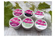 12-29_林ファームぶどうジェラートセット（6個入り） ｜ ジェラート アイス  ソルベ スイーツ デザート 洋菓子 セット 詰め合わせ 6個 ぶどう ブドウ 巨峰 サマーブラック ヨーグルト