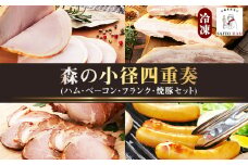 21-23_森の小径四重奏（冷凍）｜ 4種類 詰め合わせ 無添加 ハム ロースハム ベーコン ソーセージ 焼豚 豚肉 添加物不使用 ポーク  お歳暮 サイトウハム SAITOHAM 国際コンテスト受賞 お取り寄せ グルメ 愛知 愛知県