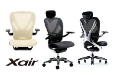 807-1_Inaba OfficeChair 「Xair（エクセア）」（エッグシェル） | チェア 椅子 リクライニング イナバ オフィス PC 事務用品 キャスター おしゃれ インテリア クッション 家具 オフィスチェア