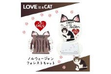 3-12_飛び出すねこ付箋 【NEKO-ppyJr.】(ネコッピージュニア) ノルウェージャンフォレストキャット｜付箋 飛び出す ポップアップ 付せん ノルウェージャンフォレストキャット 文具 メモ プレゼント 猫 ねこ 動物 かわいい しかけ メモ帳 ギフト 子供 子ども 孫 大人