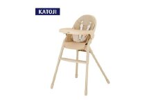 38-16_ベビーチェア ムース（キャラメル）｜カトージ KATOJI 子ども 子供 赤ちゃん 幼児 椅子 ブランド 子育て 家具 おしゃれ かわいい 組み立て 折りたたみ ハイチェア キッズチェア 軽い チャイルドチェア 子供用 ダイニング ベビーチェア  持ち運び 帰省 お出かけ