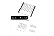 20-34_【FLOAD/フロード公式】 水切りマット（ブラック/タイプB）｜  水切りラック スリム 水切りかご シンク内 水切りマット 大判 シリコン 水切りカゴ 水切り 折りたたみ シンク上 キッチン用品 愛知県 岐阜県 名古屋 acct FLOAD