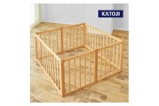 96-2_木製折りたたみベビーサークル（ナチュラル）｜カトージ KATOJI ブランド 子育て ベビー用品 赤ちゃん 子ども 子供 サークル ベビーサークル ベビー かわいい 木製 家具 天然木 ナチュラル 折り畳み 折りたたみ 折畳