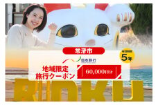 愛知県常滑市　日本旅行　地域限定旅行クーポン60,000円分