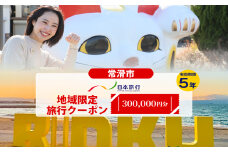 愛知県常滑市　日本旅行　地域限定旅行クーポン300,000円分