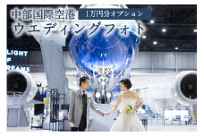 中部国際空港ウエディングフォト基本プランオプション（１万円分利用）