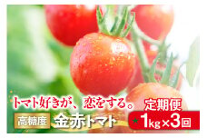 トマト好きが、恋をする。 金赤トマト「定期配送」3kg
